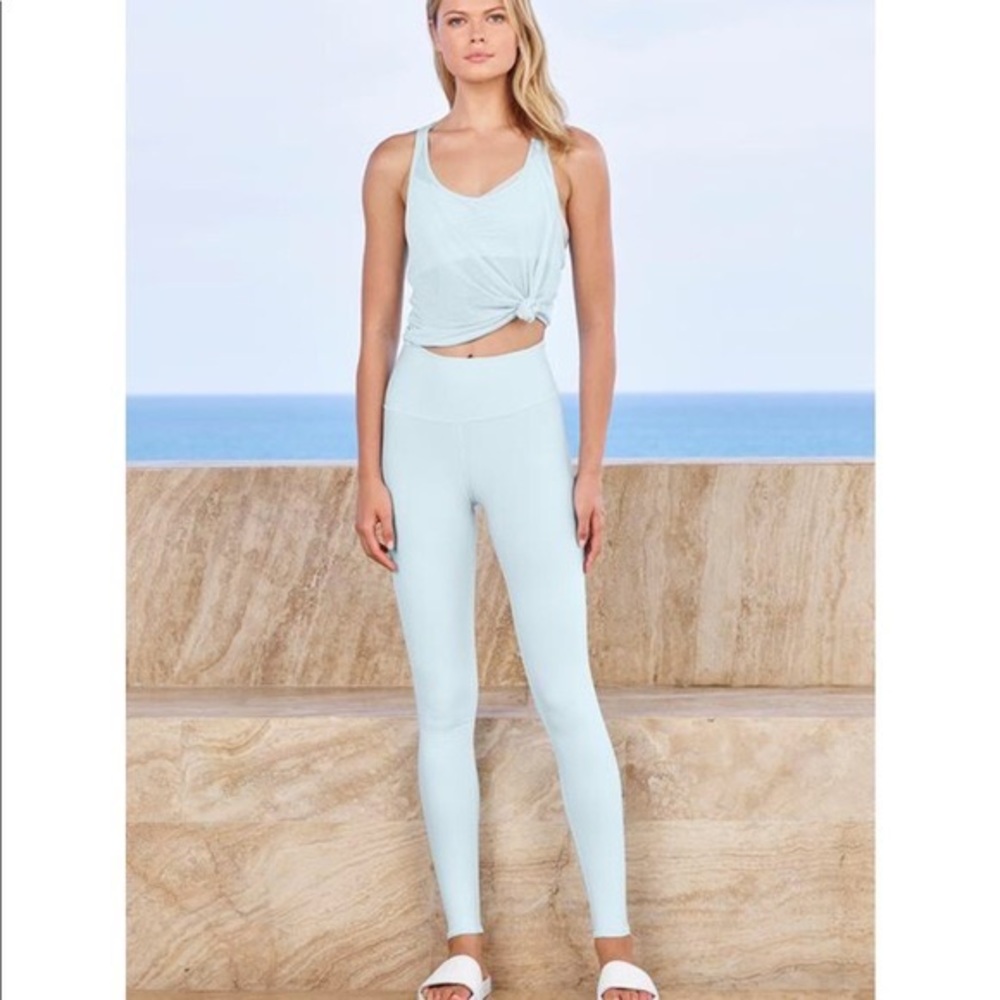 ALO Yoga Alosoft Lounge Legging Powder Blue Heather